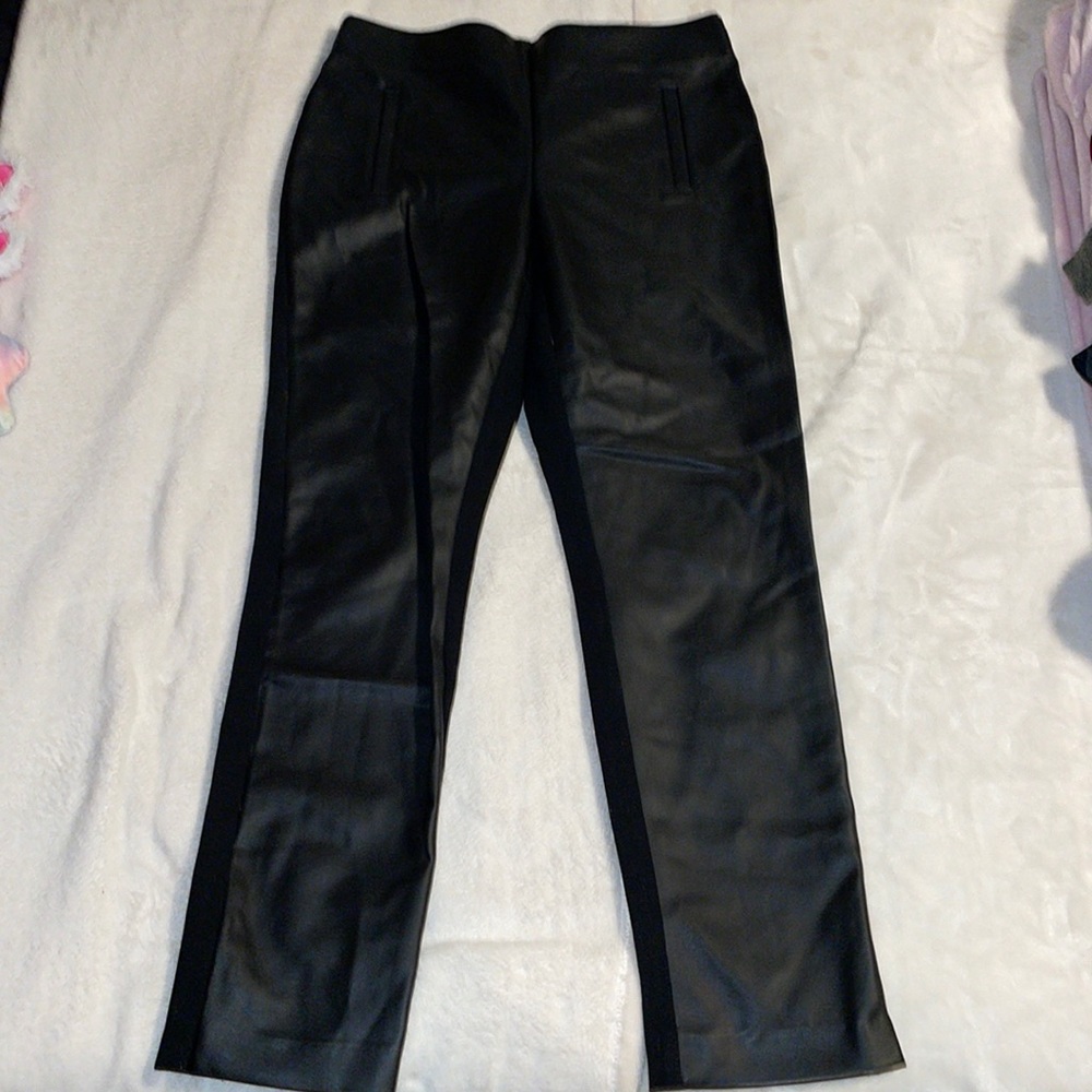 Chico’s faux leather ankle pant